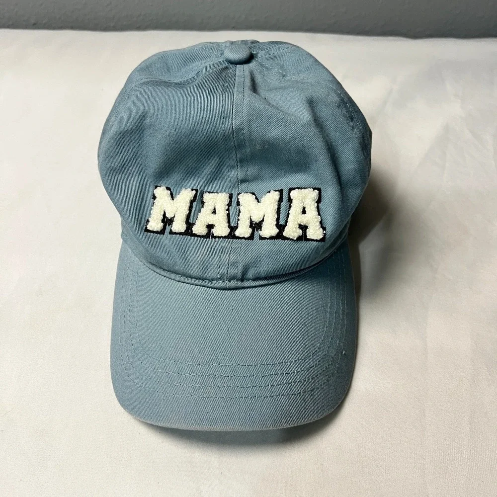 David & Young Mama Hat Baseball Cap Embroidered Chenille Patch‎ Adjustable